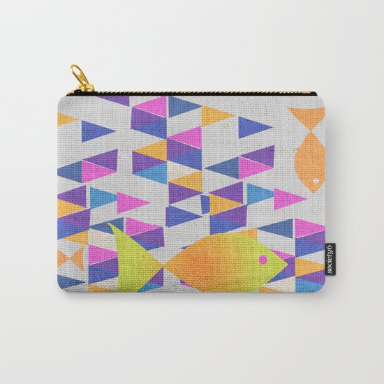 The Yellow Fish Carry-All Pouch