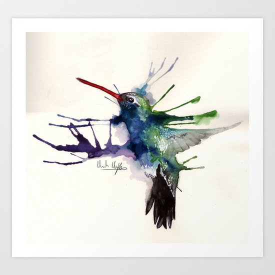 Hummingbird Art Print