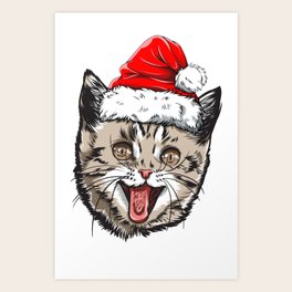 Santa Christmas Art Prints For Any Decor Style Society6
