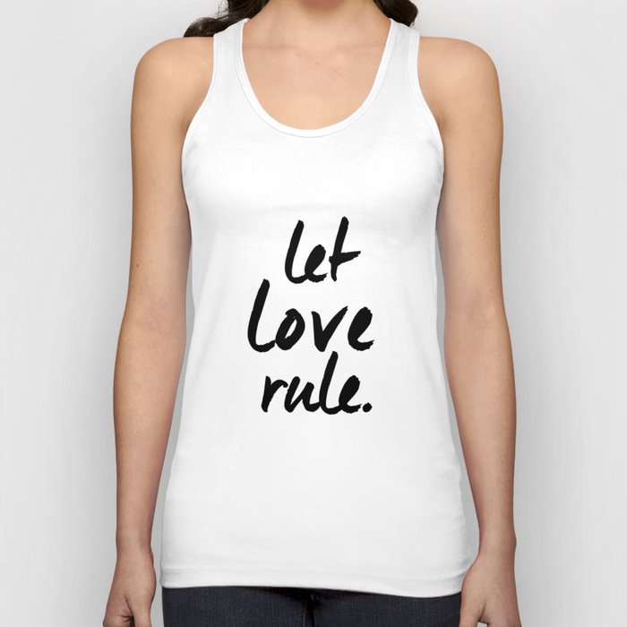 Let Love Rule Print Tank Top