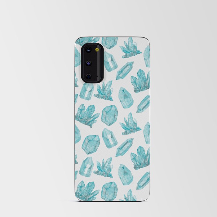 Crystals - Aquamarine Android Card Case