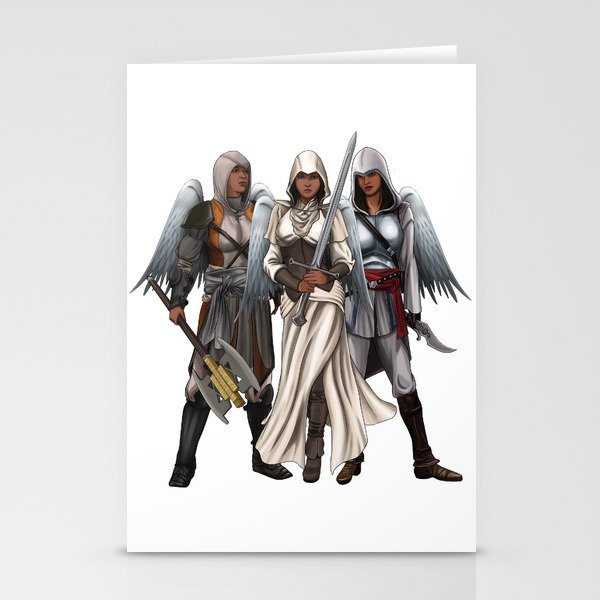 Warrior Angels Stationery Cards