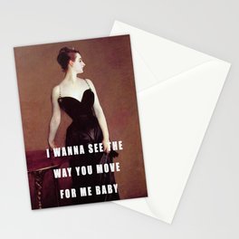 Madame X in a Black Dress Stationery Cards