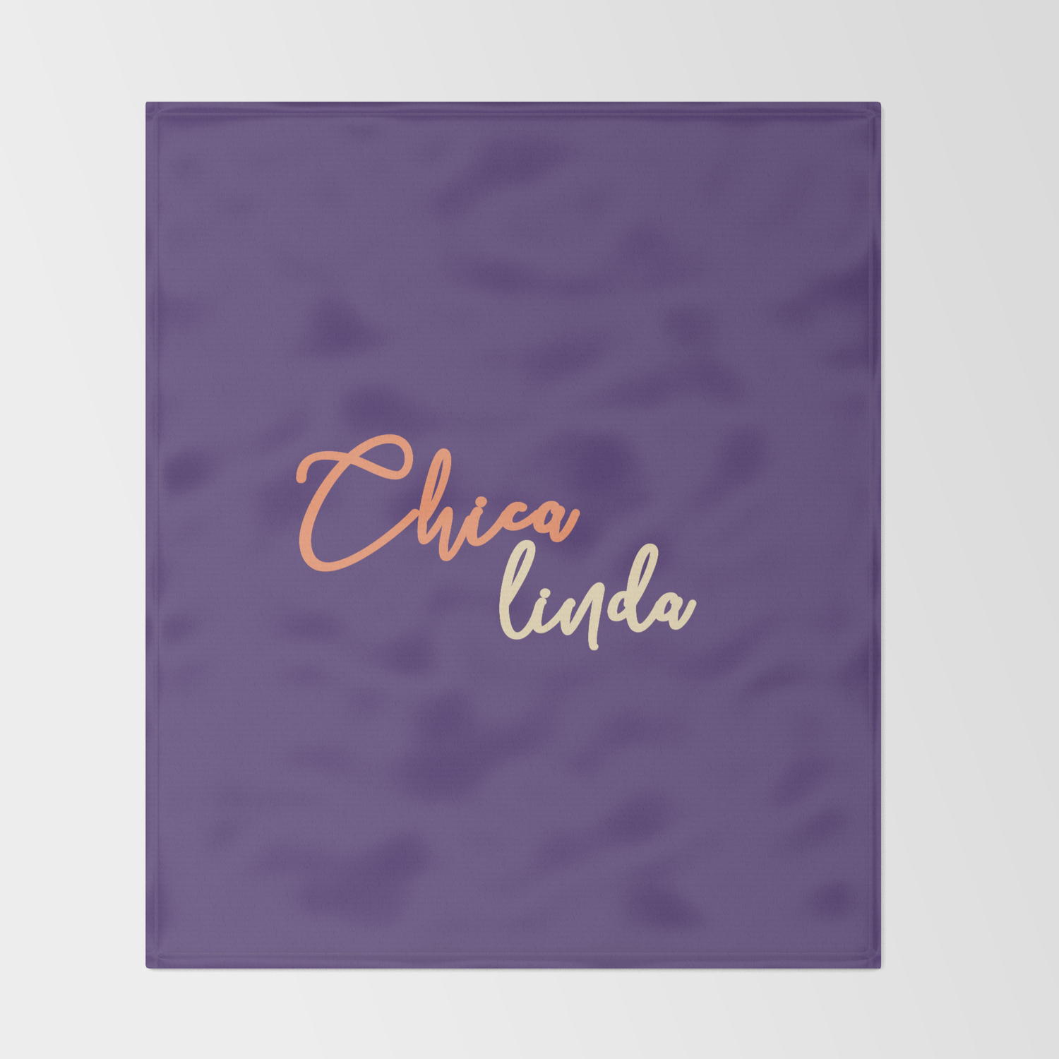 Spanish Quotes Chica Linda Typography Funny Throw Blanket By Carolsalazar Society6