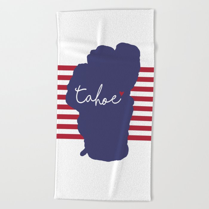 Lake Tahoe, USA Beach Towel