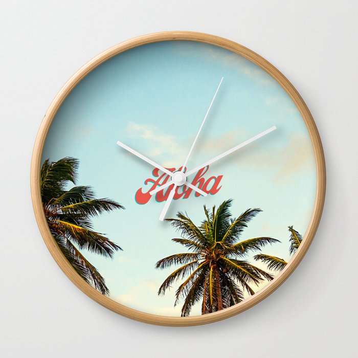 aloha Wall Clock