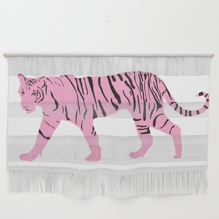 Pink Tiger Wall Hanging