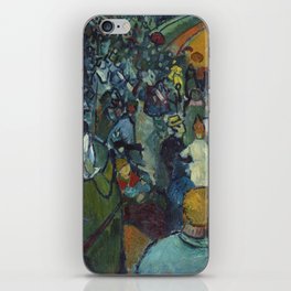 Vincent van Gogh's Les Arènes (1888) famous painting iPhone Skin