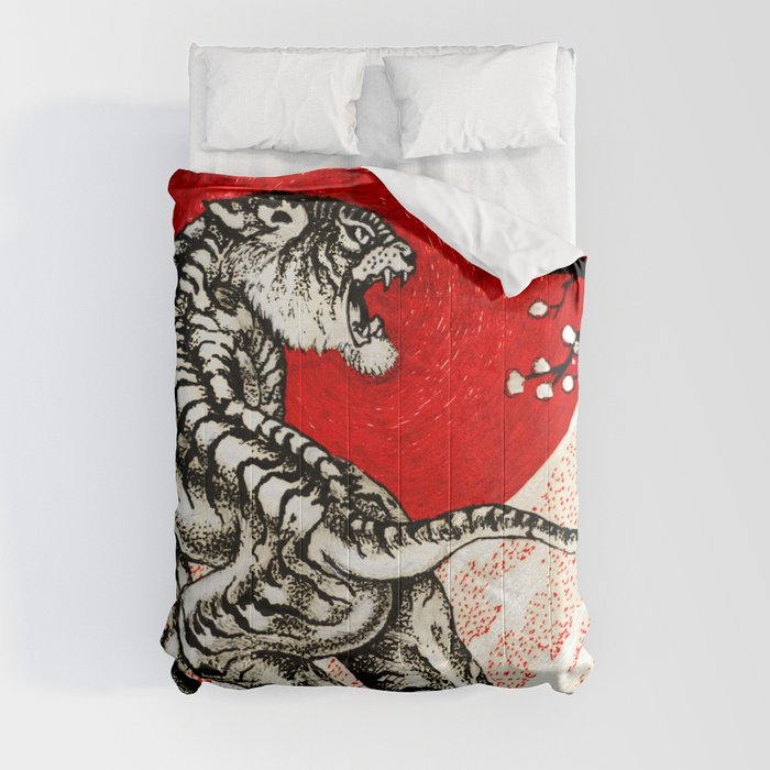 Japan Tiger Comforter