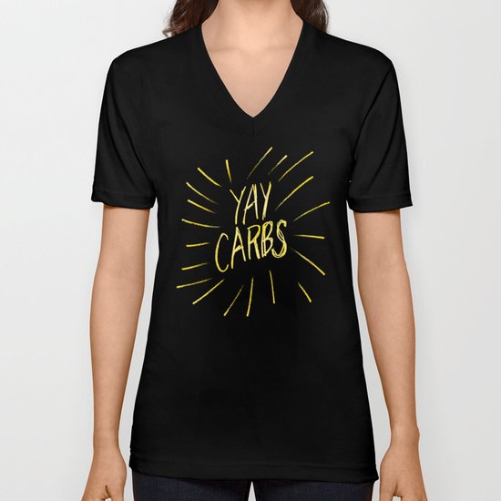 yay carbs Unisex V-Neck