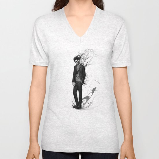 waiting for my valentine Unisex V-Neck