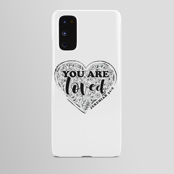 Jeremiah 31:13 Valentine Bible Verse Android Case
