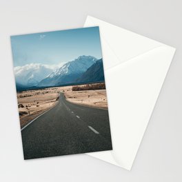 Road to Mt Cook, New Zealand Stationery Cards