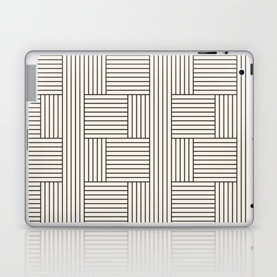 Cross Line Pattern Laptop & iPad Skin