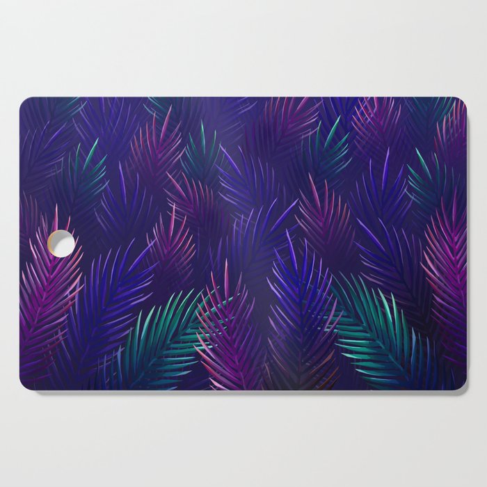 Tropical leaves Cutting Board