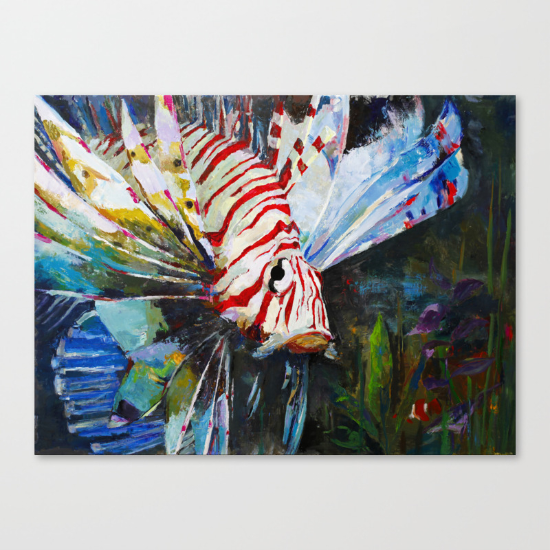 Big Dragon Canvas Print By Dariabagrintseva Society6