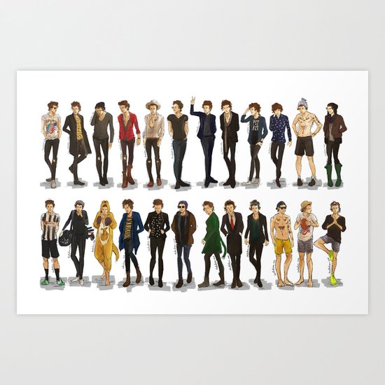 Styles' style Art Print