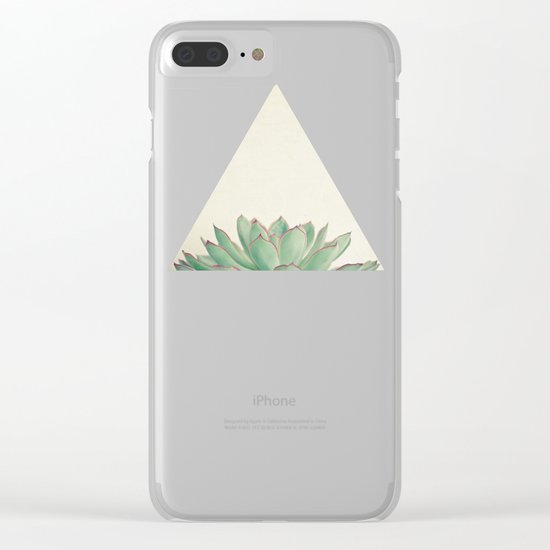 Echeveria Clear iPhone Case