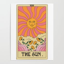 The Sun Tarot Card Poster