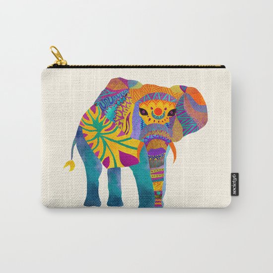 Whimsical Elephant Carry-All Pouch