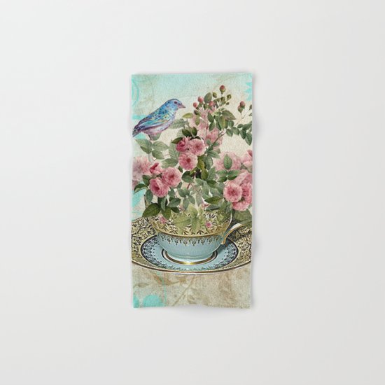 Tea Flower #1 Hand & Bath Towel