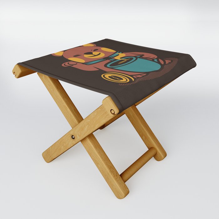  Bear Coffee Manekineko By Tobe Fonseca Folding Stool