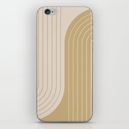 Two Tone Line Curvature LX iPhone Skin