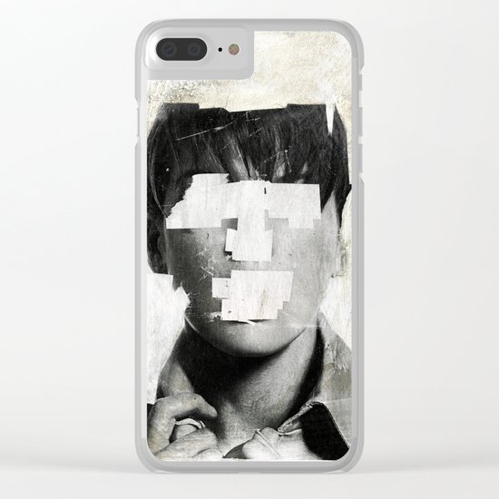 Faceless | number 02 Clear iPhone Case
