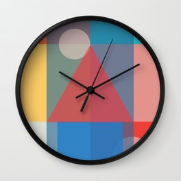 Mosaic 'Rents B Wall Clock