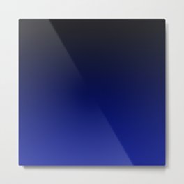 Cobalt blue Ombre Metal Print | Digital, Abstract, Graphicdesign 