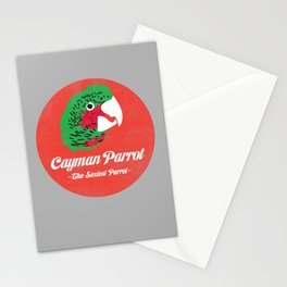 Cayman Parrot Stationery Cards