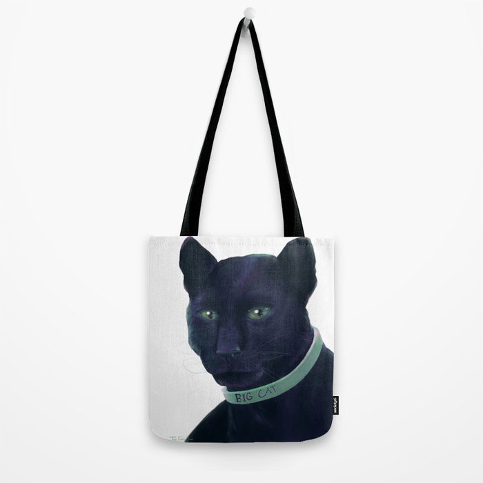 Big Cat Tote Bag By Thefinalbam Society6