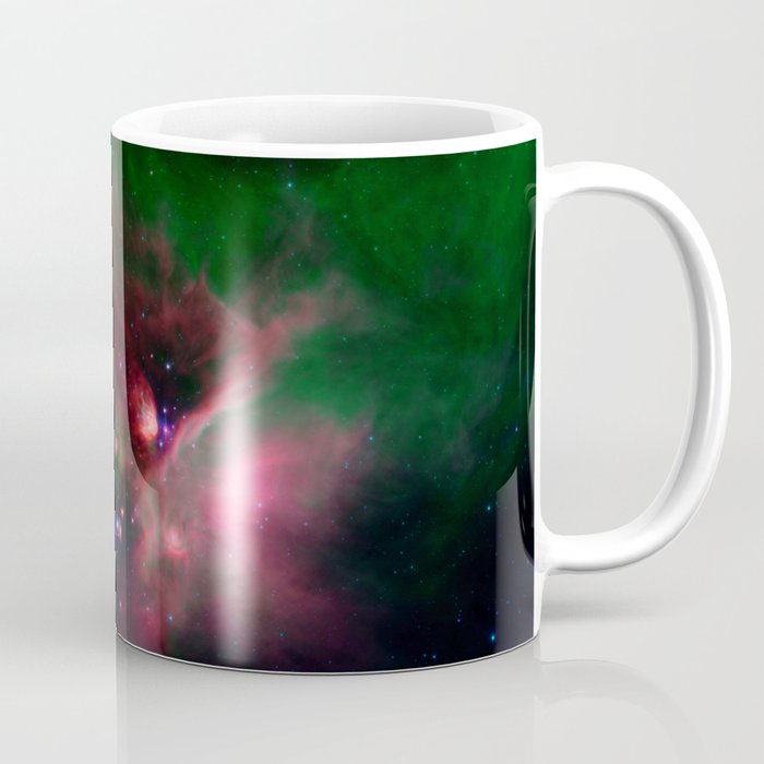 young stars fuchsia green Coffee Mug