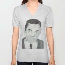 Mr. Bean V Neck T Shirt