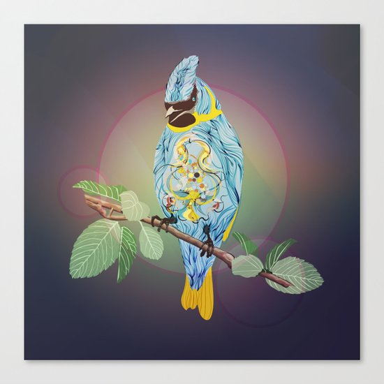 Blue Bird Canvas Print