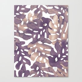 Muted Monstera 04 Canvas Print