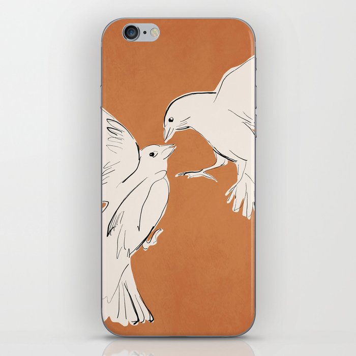 Bird Kiss 3 iPhone Skin