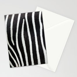 Close-up view of zebra stripes Stationery Cards