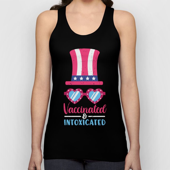 Vaccinated And Intoxicated Tank Top