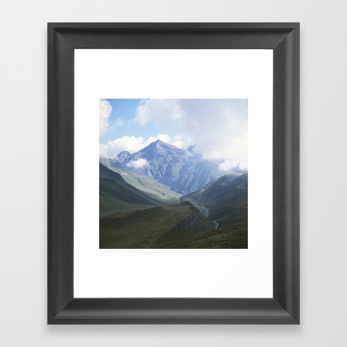 Mountains Framed Art Print
