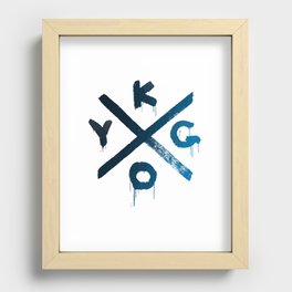 Kygo wet paint logo (fan art) Recessed Framed Print