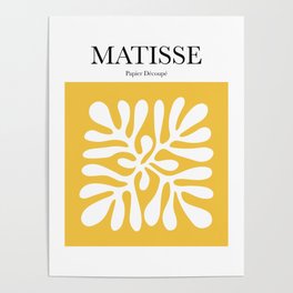 Matisse - Papier Découpé (Yellow) Poster