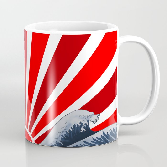 Great Wave of the Rising Sun Coffee Mug