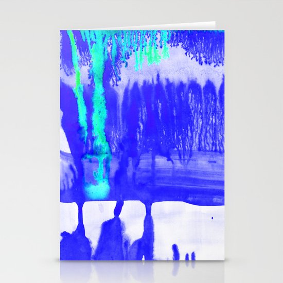 Dip Dye Ultramarine Stationery Cards