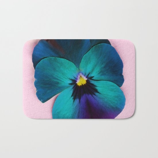 Viola tricolor Bath Mat
