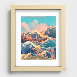 Mountain Road Recessed Framed Print