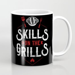 BBQ Smoker Skills On The Grills Badge Coffee Mug | Competition, Badge, Grill, Cookoff, Barbecue, Graphicdesign, Bbqchef, Bbq 