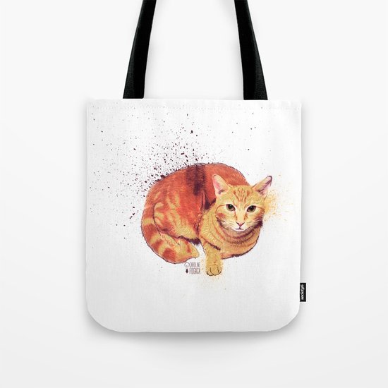 Ginger Cat Tote Bag