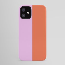 Pink/Red Colorblock Stripes iPhone Case