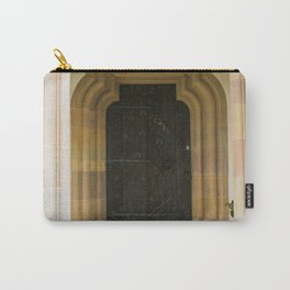 Arched entrance to a door Carry-All Pouch | Painting, Old, Artprint, Frame, Bolt, Vintage, Decor, Portal, Door, Wallart 